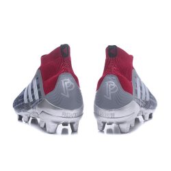 Pogba PP adidas Predator 18+ FG para Niños - Gris Rojo_5.jpg